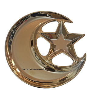 Decoración musulmana Arte árabe Regalos musulmanes Hogar islámico Hotel Islámico Decorativo 3D Metal Luna creciente - Product Image 2