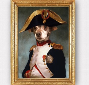Retrato personalizado de gato real, <span class=keywords><strong>pintura</strong></span> <span class=keywords><strong>renacentista</strong></span> de Mascota, regalo para amantes de las mascotas, <span class=keywords><strong>pintura</strong></span> al óleo de foto - Product Image 2