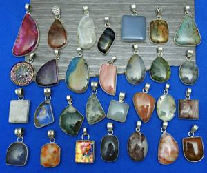 Alta calidad 925 Plata de Ley Natural limón cuarzo piedra preciosa forma de lágrima colgante joyería hecha a mano venta al por mayor precio de fábrica - Product Image 5