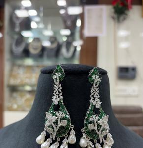 Pendientes de circón con estilo de excelente calidad, piedras de uso moderno, busca fiesta, boda y colección de ropa funcional para mujer - Product Image 2