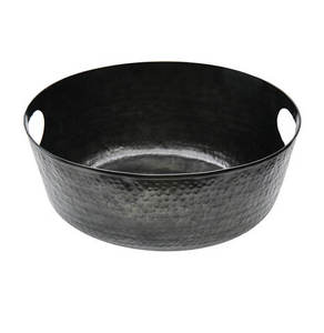 Porte-bouteille en métal galvanisé au design tendance, refroidisseur à vin rond tendance pour hôtels, seau à champagne avec poignées - Product Image 6