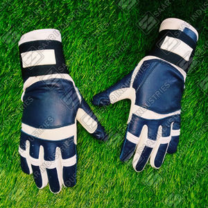 Guante de Béisbol de Cuero Vacuno Azul Marino y Blanco, Diseño Nuevo, Personalizado, con Puño Largo, Transpirable/Duradero, Ligero y Antideslizante, Precio de Fábrica - Product Image 3