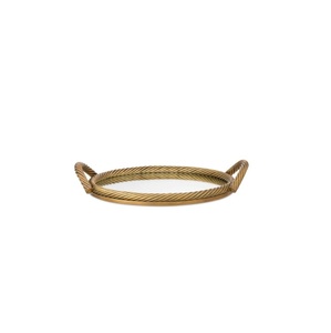 Plateau en laiton de qualité lourde pour une utilisation dans les mariages célébrations à domicile cadeaux fonctions religieuses ou étalages de nourriture festive - Product Image 6