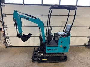 Livraison gratuite  KV12 Mini-excavatrice de 1 tonne |   12 HP HPR Diesel |   Profondeur de creusement de 1,65 m |   5 km/h |   Largeur de 950 mm |   Hydraulique Hammer - Product Image 3