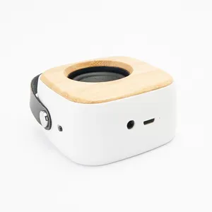 Altoparlante Wireless in Bambù Personalizzato Fido, Gadget USB Promozionale - Product Image 3