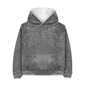 Sweats à capuche pour hommes sweat à capuche surdimensionné vintage lavage à l'acide Couples pulls à capuche en coton pour hommes sweats Streetwear - Product Image 4