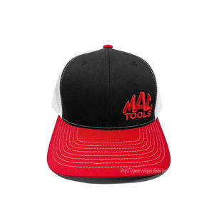 Sombreros de camionero Bordado de logotipo personalizado con MOQ bajo, Sombreros de camionero de alta calidad 112 Cierre ajustable de 6 paneles - Product Image 1