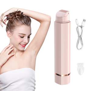 Épilateur et tondeuse 2-en-1 pour femmes, utilisation humide/sèche, étanche, à piles, pour le visage, les parties intimes, les aisselles et les jambes - Product Image 2