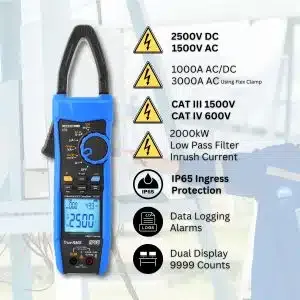 MetraRavi PRO 476 T-RMS Pinza amperimétrica AC/DC Instrumentos eléctricos - Product Image 5