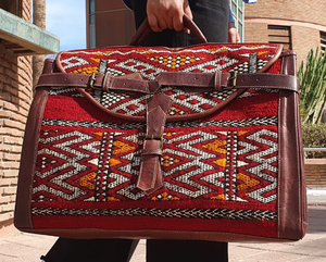กระเป๋าเดินทาง kilim โมร็อกโกสำหรับผู้หญิงกระเป๋าเดินทางสำหรับผู้หญิง - Product Image 2