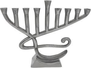 Candelabro de aluminio de 9 brazos, soporte de Metal dorado para candelabro con embudo - Product Image 2