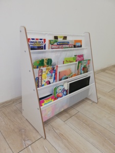 Estantería de madera Montessori para niños, estantería ligera antivuelco para niños, superventas, revistero para libros, estanterías de madera - Product Image 2