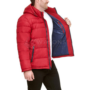 Chaqueta Acolchada Elegante para Hombre, Corte Ajustado, Abrigo Cálido de Invierno, Prenda Exterior Estilosa para Uso Diario, Prenda Exterior Económica - Product Image 3