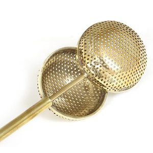 Ensemble infuseur à thé réutilisable au design moderne, ustensiles portables en laiton, logo personnalisable, céramique et plastique pour la maison et la cuisine - Product Image 3