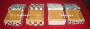 Handcrafted Square Shape MOP Wooden <b>Wedding</b> <b>Gift</b> <b>Boxes</b> - Product Image 3
