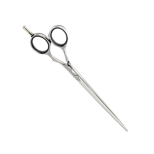 High Grade Pet Grooming Scissors Straight Blade 6.5 Inch Mirror Polish Pet Grooming Scissors With Finger Rest and <b>Rubber</b> <b>Ring</b> - Product Image 4