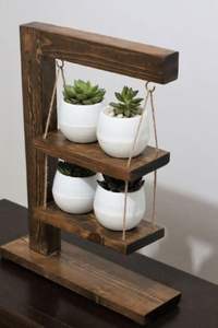 Étagère murale en bois style chic vintage à 2 niveaux pour salle de bain, bureau à domicile, hôtel, salon, centre commercial, style rustique - Product Image 2