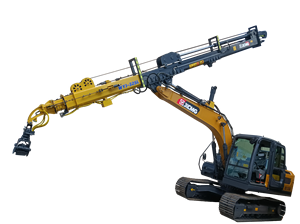 Nouvelle grue forestière LOGLIFT de 25 mètres avec grappin et moteur Xvs425 pour l'empilage de grumes en montagne - Product Image 5