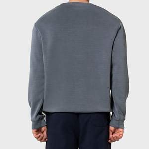 Sudadera de Cuello Redondo de Algodón de Marca Propia, Tejido Grueso de Felpa Francesa, Fábrica de Ropa, 100% Algodón - Product Image 4