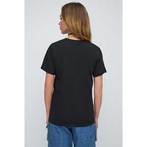 Camiseta Básica Ajustada Estampada para Mujer, 100% Algodón, Estilo Informal, Transpirable y Disponible en Tallas XS/XXS - Product Image 4