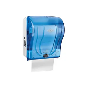 Distributeur automatique de papier essuie-tout bleu intelligent Rulopak 21 cm pour salle de bain et cuisine - Product Image 1