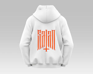 เสื้อฮู้ดผู้ชายผ้าฟลีซโพลีเอสเตอร์/คอตตอน หนัก 350 กรัม ระบายอากาศได้ดี กันลม ทรงพอดีตัว ปักลาย  สำหรับฤดูหนาว  ลายเรียบ - Product Image 5