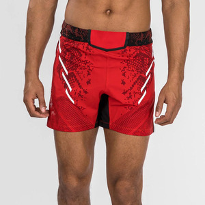 Pantalones cortos de lucha MMA ecológicos sólidos hechos a medida de alta calidad para hombre, estampado de transferencia de calor no elástico - Product Image 1