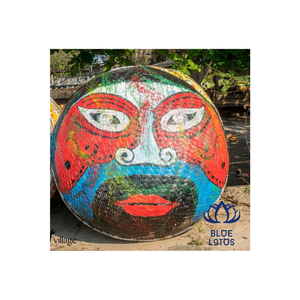 Vietnam traditionnel bambou Coracle Durable Art bateau nouveau Simple écologique - Product Image 1
