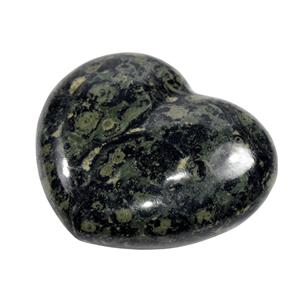 Venta al por mayor Kambaba Jasper Puffy Heart Pulido Natural Crystal Gemstone Heart Growth Reiki Stone para Harmony Love Home Decor - Product Image 1