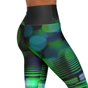 Leggings de yoga pour femmes, taille haute, personnalisés, sans couture, effet push-up, compression, écologiques, respirants, tie-dye, effet scrunch butt - Product Image 6