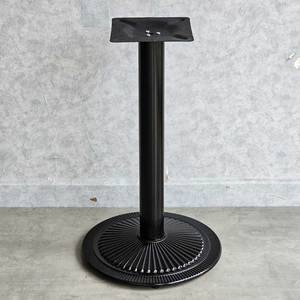 Industrial Style Round <b>Cast</b> Iron Coffee Table Base 72cm High <b>Powder</b> Coated Durable Living Room Furniture-CHBCF003 Tea TV Stand - Product Image 4