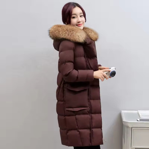 Customized 300 Gsm Puffer <b>Jacket</b> for Women High Warmth Longer Knee Length Breathable Knitted New and Made in Pakistan - Product Image 4