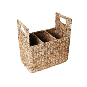 Golden Jute Products Modern Eco-friendly Folding <b>Seagrass</b> <b>Storage</b> <b>Baskets</b> Manufacturer in Bangladesh - Product Image 3
