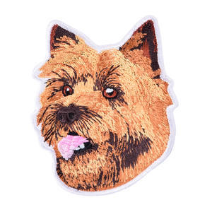 卸売 カスタム 刺繍パッチ 3D 犬ワッペン 衣類用 漫画キャラクターエンブレム 動物パッチ - Product Image 2