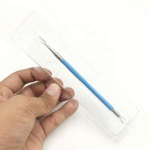 Pousse-cuticules professionnel à double tête en acier inoxydable, pousse-cuticules personnalisé pour les ongles - Product Image 5