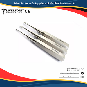 Juego de 6 Kit de cirugía oral de extracción Dental de acero alemán, elevadores Coupland, alicates Rounger de hueso, instrumentos quirúrgicos de amalgama CE - Product Image 4