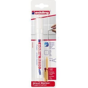 Marcador de Juntas EDDING 8200 Blanco para Baño y Aseo, Punta Redonda de 2-4 mm - Product Image 1