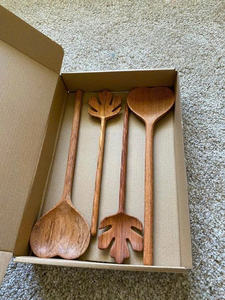 Cuillère en bois classique de style vietnamien traditionnel idéal pour les cadeaux souvenirs et culinaires - Product Image 4