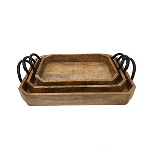 Vente chaude 2023 En Bois Acacia Cuisine Plateau De Service Meilleure Qualité Dîner Plateau De Service Plateau En Bois Au Prix De Gros - Product Image 1