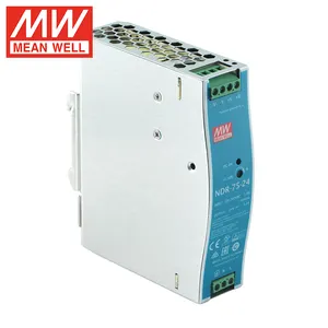 Media bene NDR-75-24 alimentazione elettrica di commutazione 12V 24V 48V alimentazione variabile 48V Smps Meanwell