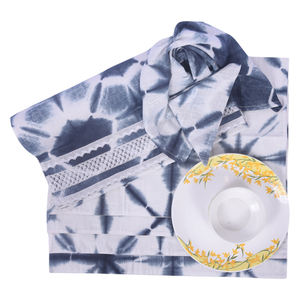 Vintage 100% Cotton Handmade Block Printed <b>Tablecloth</b> Elegant Table Linen Cover - Product Image 3