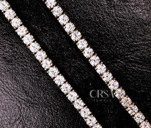 โซ่เพชรคิวบาเพชรมอยส์ซอไนท์สำหรับงานเลี้ยงหรือกิจกรรมและสวมใส่ในชีวิตประจำวัน - Product Image 1