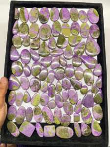 100% naturel ATLANTISITE CABOCHON GEMSTONE pierres précieuses polies en vrac pour la fabrication de bijoux et cadeau elle - Product Image 2