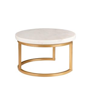 Su espacio de vida con esta exquisita mesa de centro de mármol con un suave esta mesa combina elegancia durabilidad. - Product Image 6