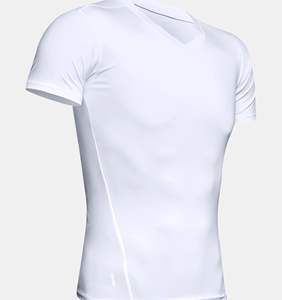 Camiseta deportiva de gimnasio con cuello en V de algodón de alta calidad para hombre, Top de entrenamiento de longitud larga para verano Fitness 100% algodón - Product Image 4