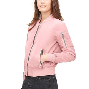 2025 nuevo abrigo de bombardero de invierno para mujer, Chaqueta corta con letras, chaqueta universitaria de béisbol personalizada, chaqueta de bombardero para mujer de alta calidad - Product Image 4