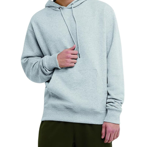 Sudadera con Capucha Personalizada de Primera Calidad con Logotipo Personalizado, 100% Algodón, Sudadera Básica de Felpa para Hombre - Product Image 1