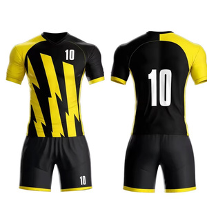 ชุดฝึกฟุตบอลของผู้ชายชุดฝึกฟุตบอลระบายอากาศได้ดีแห้งเร็ว OEM ออกแบบได้ตามต้องการ - Product Image 2