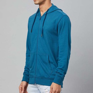 เสื้อฮู้ดมีซิปสำหรับผู้ชายผ้าฝ้ายขนแกะ100% สตรีทแวร์เสื้อมีฮู้ดออกแบบโลโก้ได้ตามต้องการสำหรับฤดูหนาว - Product Image 2