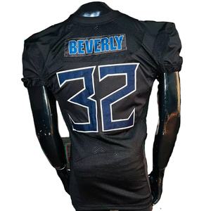 เสื้อฟุตบอลอเมริกันเสื้อยืดสำหรับผู้ปกครองเสื้อปักลายทแยงขนาดพิเศษระบายอากาศโรงงานจริง - Product Image 1